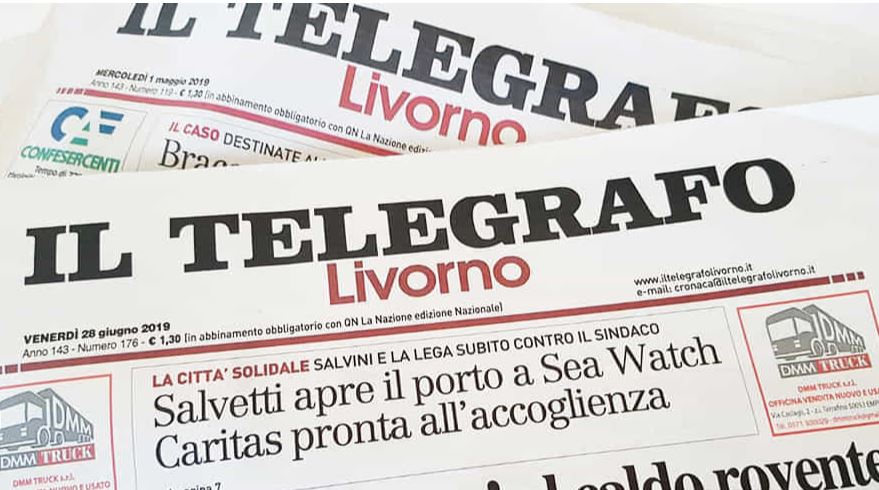 CHIUSURA DE IL TELEGRAFO, VERNA, COSCI E D’UBALDO: DURO COLPO AL PLURALISMO, SOLIDARIETA’  AI COLLEGHI