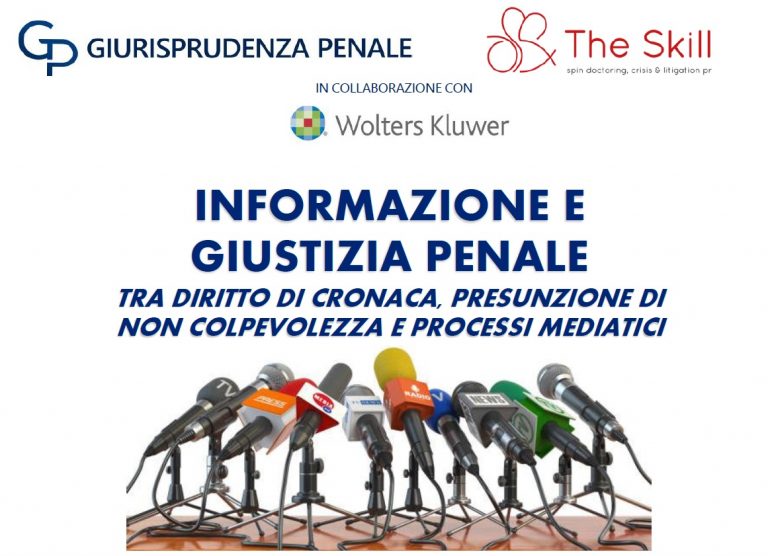 Giustizia Penale e informazione, contributi per una proposta di riforma