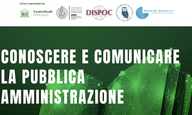 “Conoscere e comunicare la Pubblica Amministrazione”: un corso di alta formazione