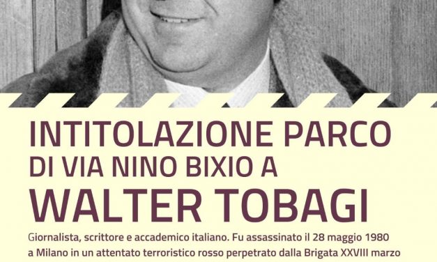 A Montegrotto Terme un parco intitolato a Walter Tobagi