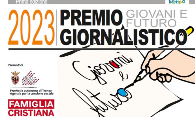 Premio giornalistico ‘Giovani e futuro’, iscrizioni aperte fino al 31 agosto 2023