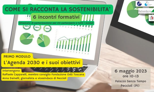 Come si racconta la sostenibilità: a Peccioli, in Toscana, un corso di formazione