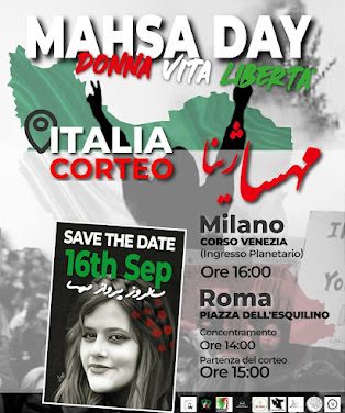 Il CNOG aderisce al Masha day per il popolo iraniano