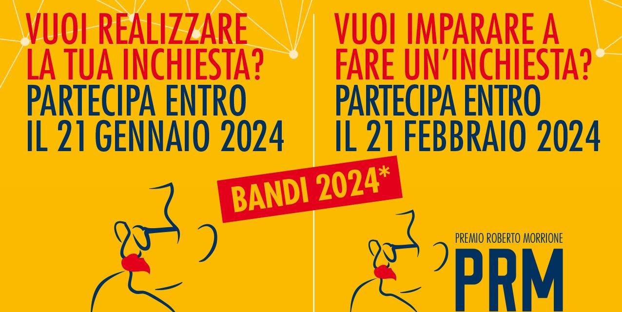 Giornalismo investigativo: due bandi per gli under 30