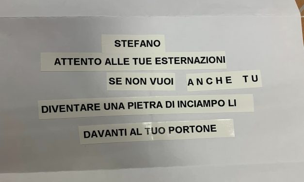 Lettera minatoria anonima al giornalista Stefano Jesurum