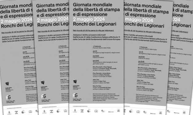 Giornata Mondiale della libertà di stampa: a Ronchi dei Legionari, le celebrazioni