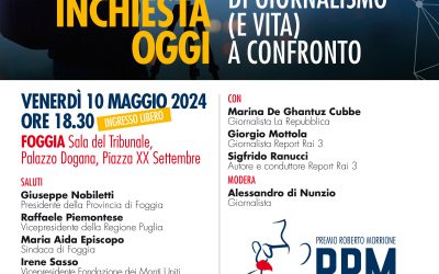 Giornalismo: al via giovedì 9 maggio la PRM ACADEMY, la scuola di formazione del Premio Morrione