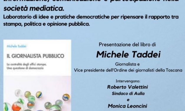 Un ciclo di seminari dedicati a informazione pubblica e democrazia. L’inaugurazione ad Aulla