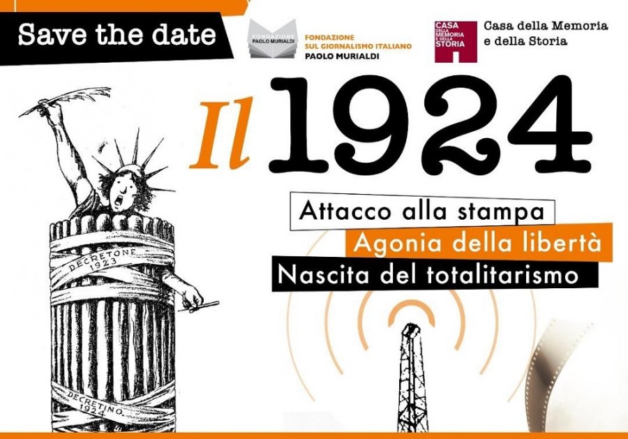 ‘Attacco alla stampa, agonia della libertà, nascita del totalitarismo’: il 1924 in mostra a Roma