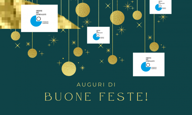 Gli uffici saranno chiusi per le festività dal 24 al 29 dicembre e dall’1 al 6 gennaio