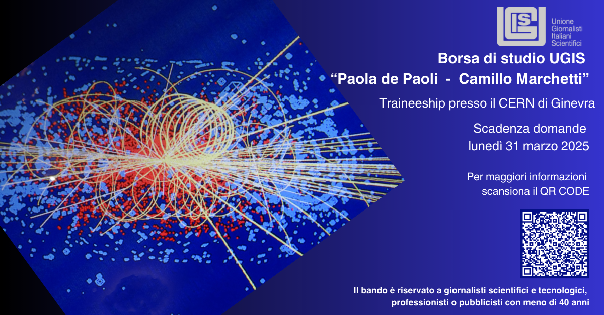 Unione giornalisti italiani scientifici: borsa di studio al Cern per giornalisti under 40